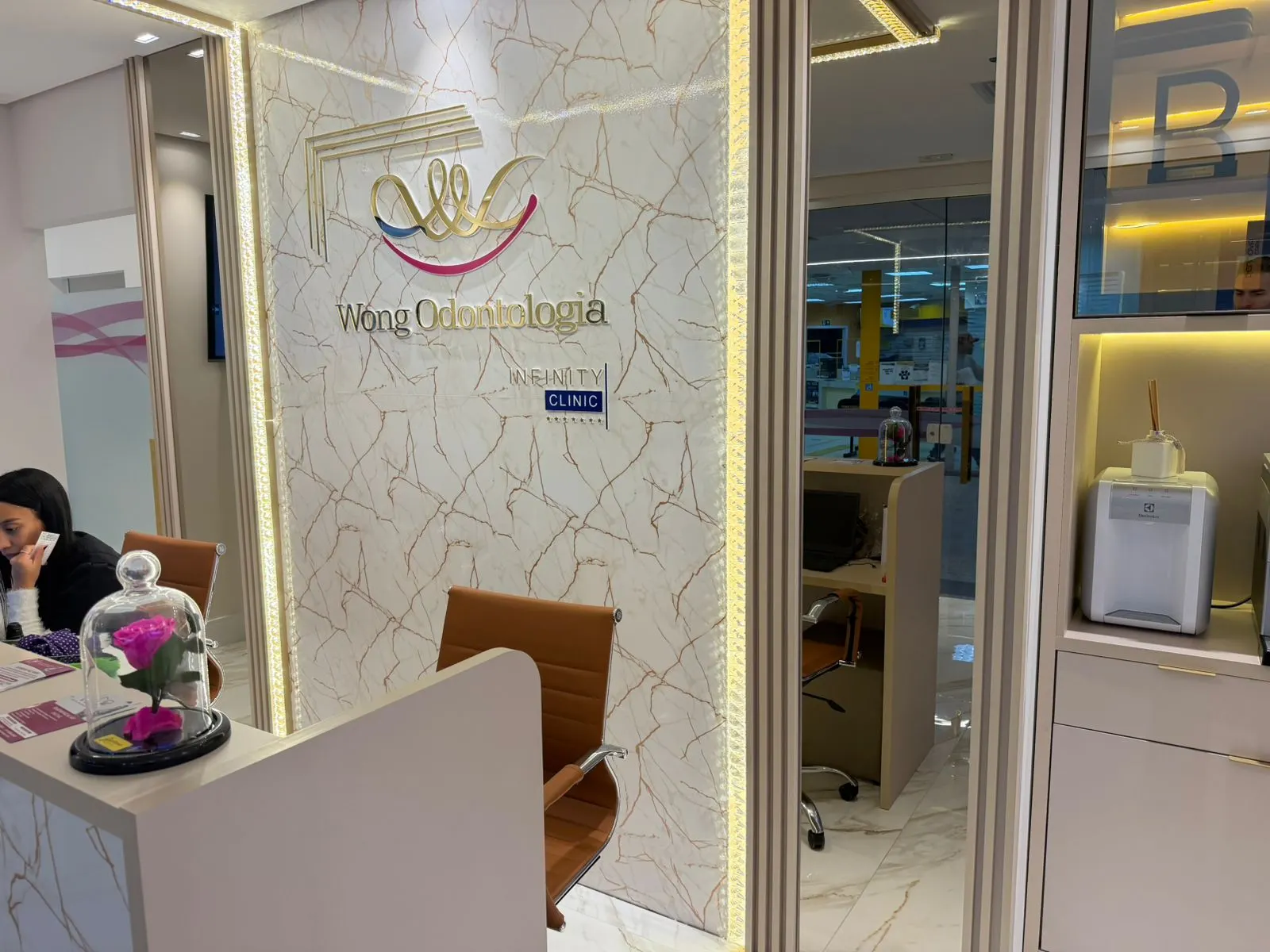 Recepção da Wong Odontologia